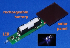LED driver for solar lamps